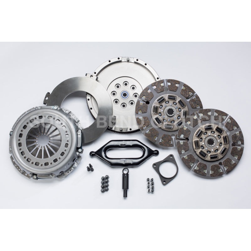 South Bend Clutch 94-04 Dodge RAM 1500-3500 5.9L Street Dual Disc Clutch Kit - Org Button Clutch