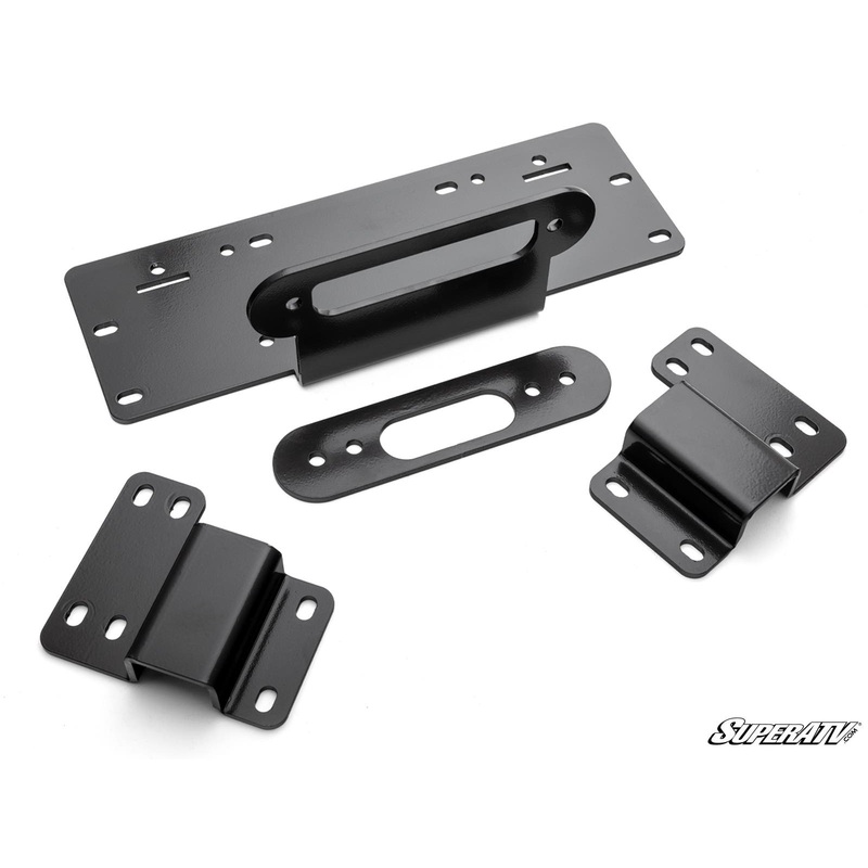 SuperATV Honda Pioneer 520 Winch Mounting Plate