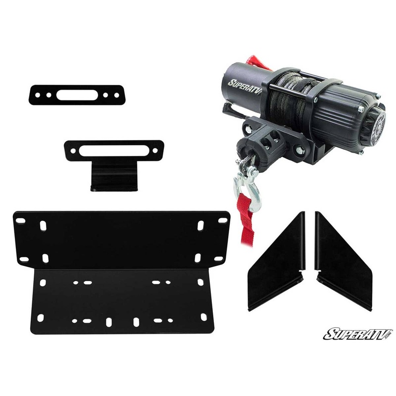 SuperATV Kawasaki Teryx Winch Mounting Plate