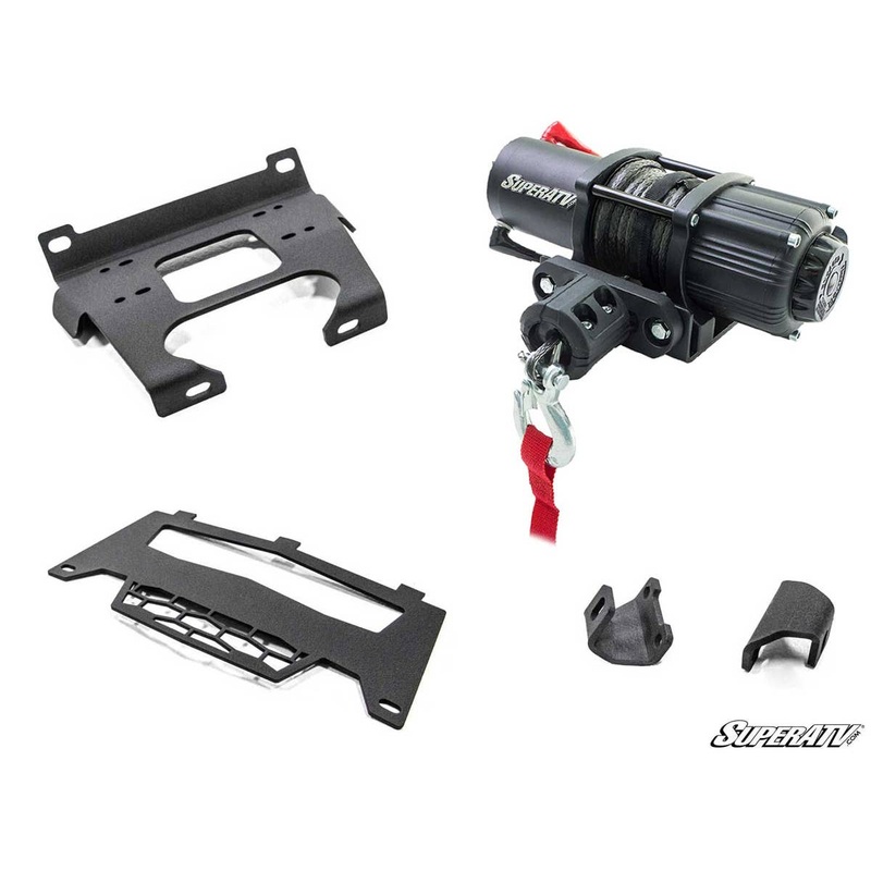 SuperATV Polaris General Winch Mounting Plate