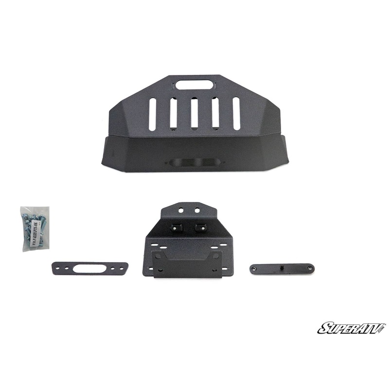 SuperATV Polaris RZR XP Turbo S Winch Mount