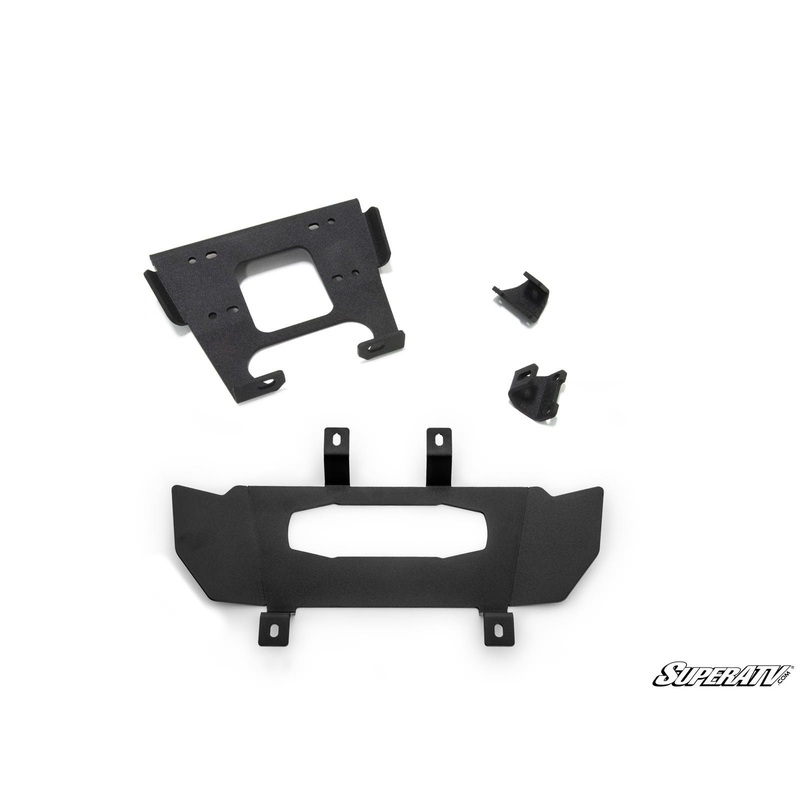 SuperATV Polaris RZR XP Turbo Winch Mounting Plate