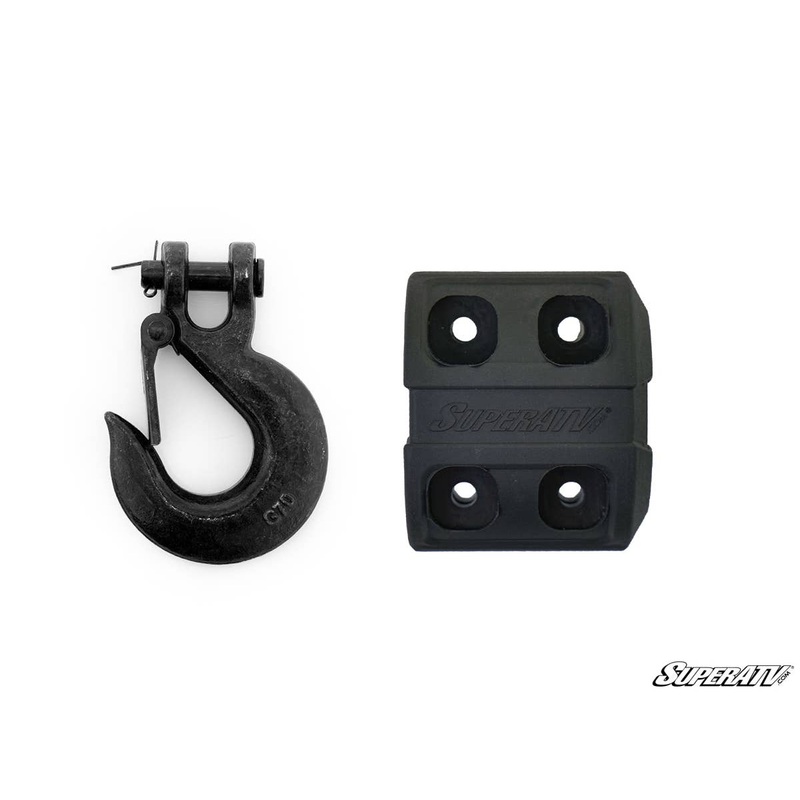 SuperATV Winch Hook & Rubber Stopper