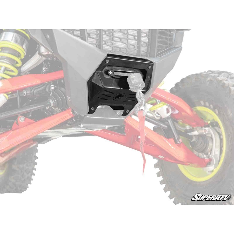 SuperATV Polaris RZR Pro R Winch Mounting Plate