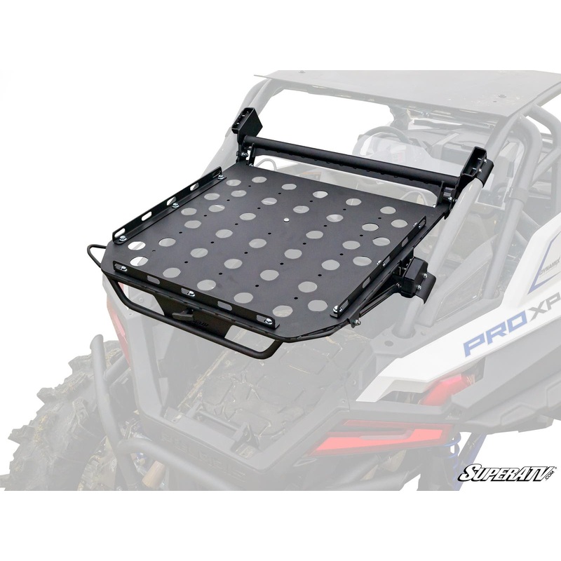 SuperATV Polaris RZR Turbo R 4 Cargo Rack Alpha