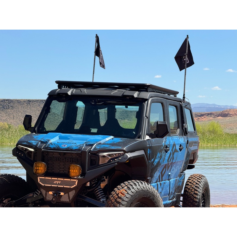 Polaris Xpedition Billet Whip Mounts / Pair