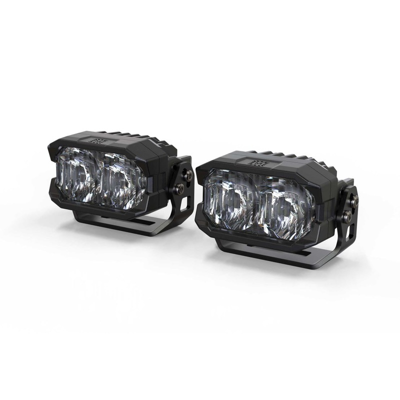 Morimoto 2 Banger LED Pods - HXB Combo Beam