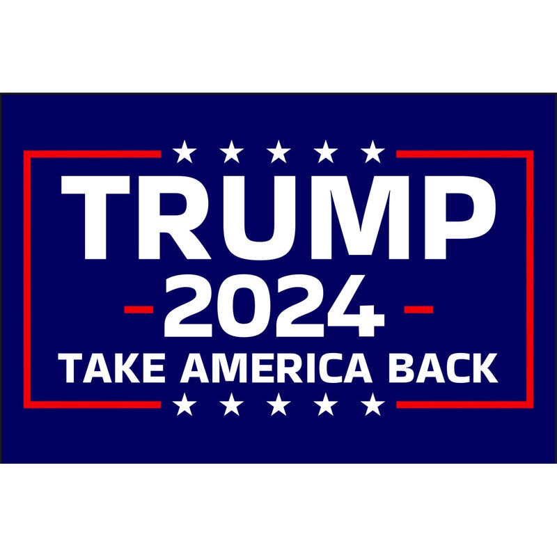 2x3 Double Grommet Trump 2024 Flag