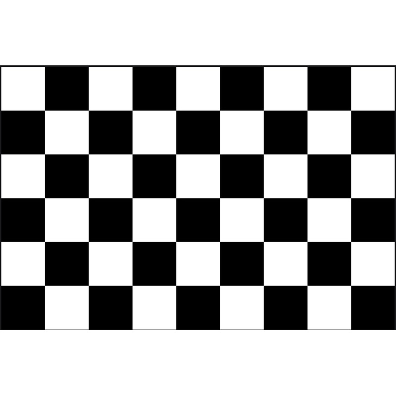 2x3 Double Sided Grommet Checkered Flag