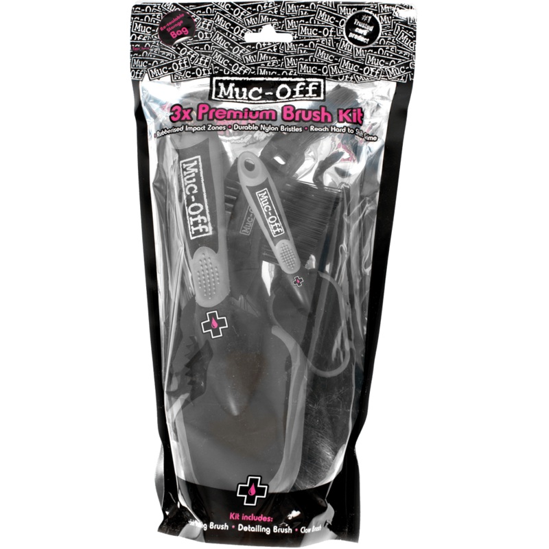 3-Piece Premium Brush Kit