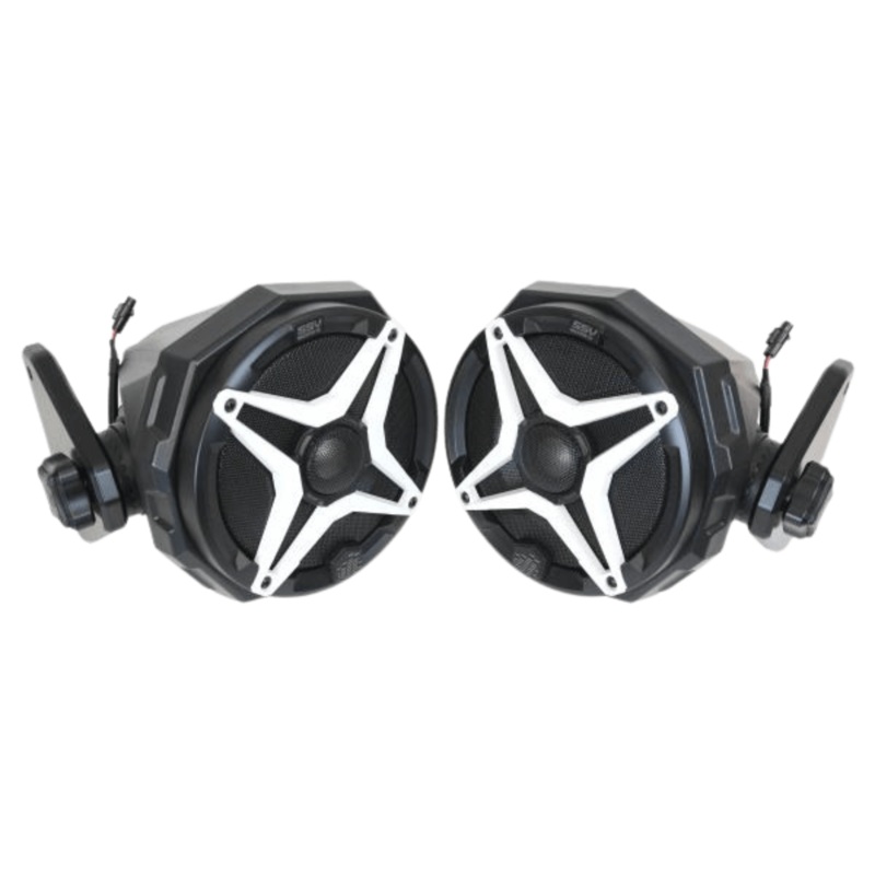 Cage-Mount 6.5in Swivel Speaker Pods - Jeep JL 4-Door (2018-2023)