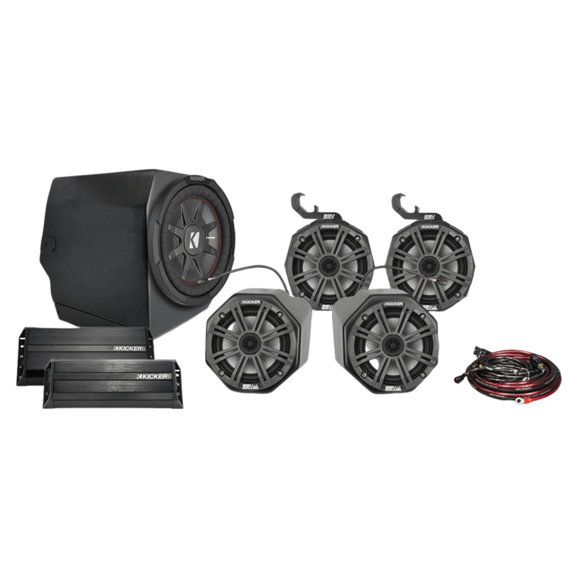 Polaris General Kicker 5-Speaker Plug-&-Play System for Ride Command (2016-2020)