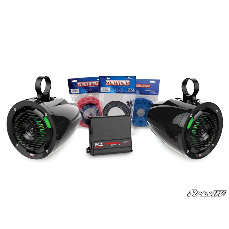 SuperATV MTX UNI-1 Amplifier and Roll Cage Speaker Kit