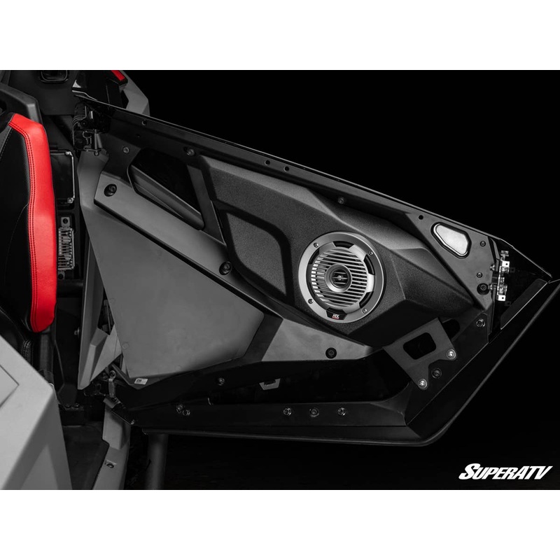 SuperATV Polaris RZR Turbo R Metra 6.5 Speaker Door Pods