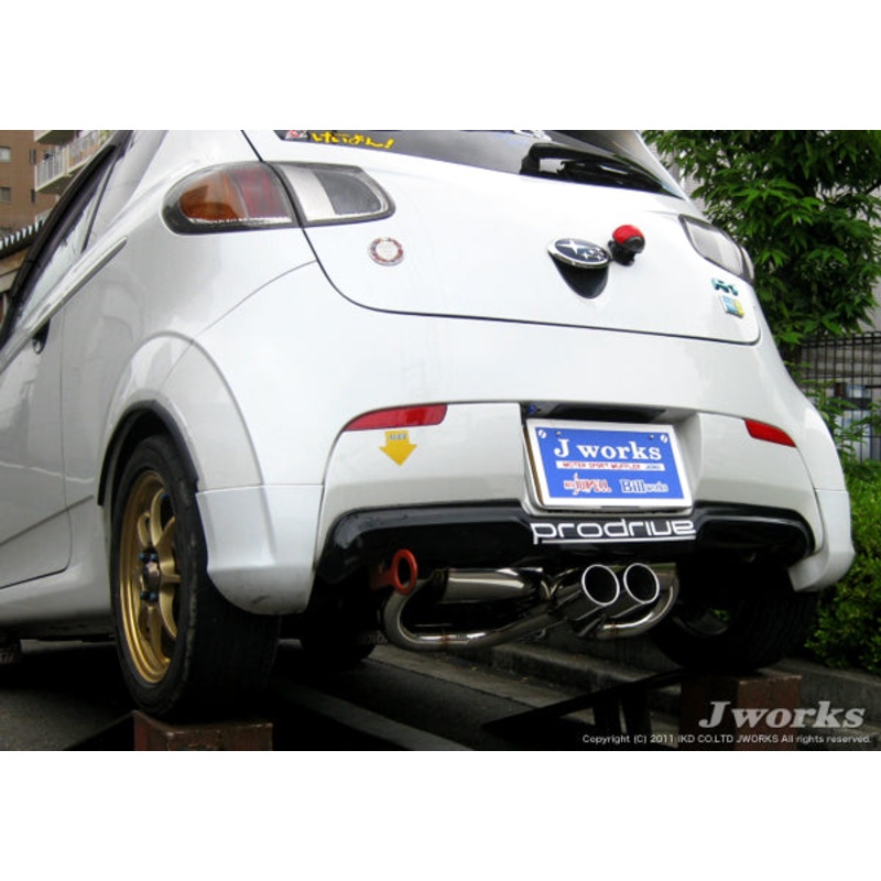 JWORKS AUTO JUWELL FUJIN EXHAUST TYPE SEA 51 FOR SUBARU R1 CBA-RJ1 EN07 FJ-003