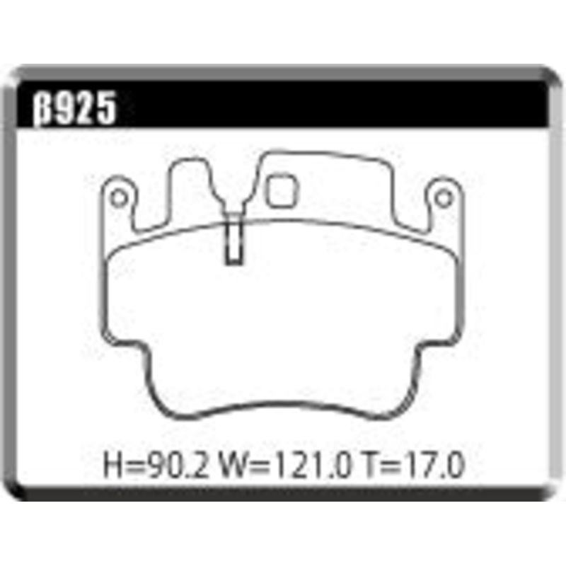 ACRE PC3200 BRAKE PAD FRONT FOR PORSCHE BOXSTER 986 3.2 S 98667 98624 925-PC3200