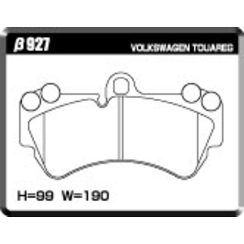 ACRE PC3200 BRAKE PAD FRONT FOR PORSCHE CAYENNE 955 9PA 3.2 3.6 9PABFD 9PAM5501 927-PC3200