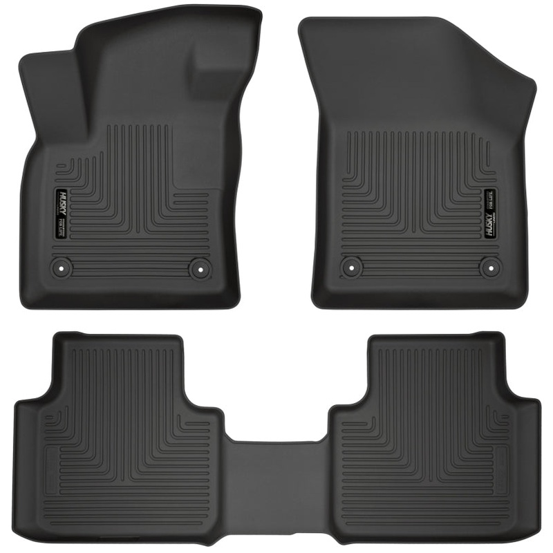 Husky Liners 18-19 Volkswagen Atlas Weatherbeater Black Front & 2nd Seat Floor Liners