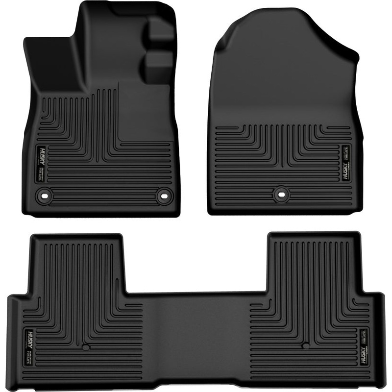Husky Liners 2023 Honda Pilot Weatherbeater Black Front & 2nd Seat Floor Liners