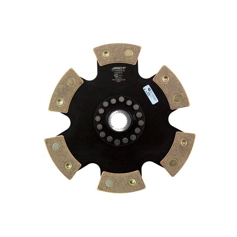 ACT 2017 Honda Civic 6 Pad Rigid Race Disc