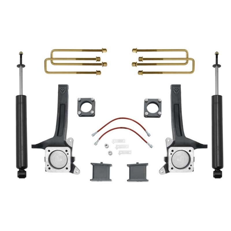 MaxTrac 07- 18 Toyota Tundra 2WD 6in/4in MaxPro Spindle Lift Kit w/MaxTrac Shocks