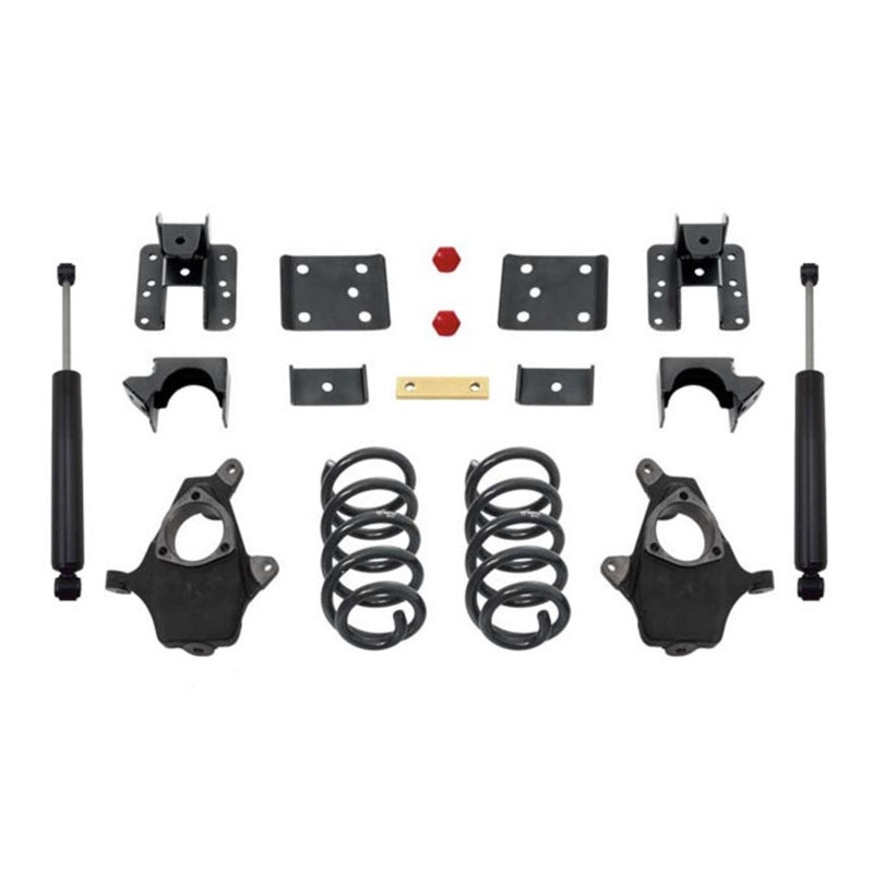 MaxTrac 14-16 GM C/K1500 2WD/4WD Single Cab w/Cast Steel Susp. 3in/5in Lowering Kit