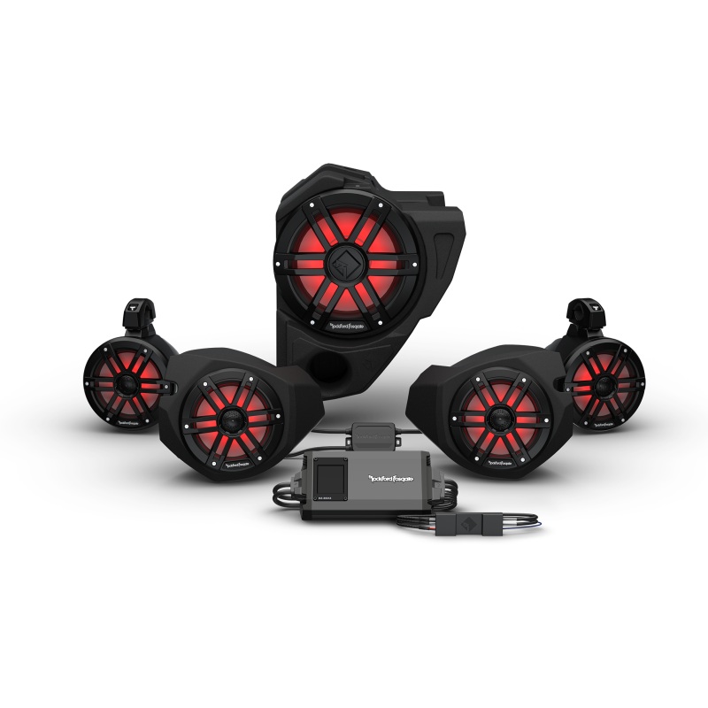Rockford Fosgate 14+ RZR Stage-4 Audio System For Ride Command (Gen-3)